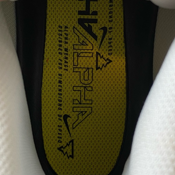 Nike Alpha Menace Pro 3 Football Cleats CT6649-105 Men’s Size 12.5 - Picture 9 of 10